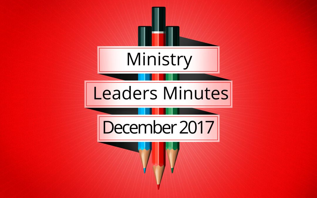 December 2017 Meeting Minutes