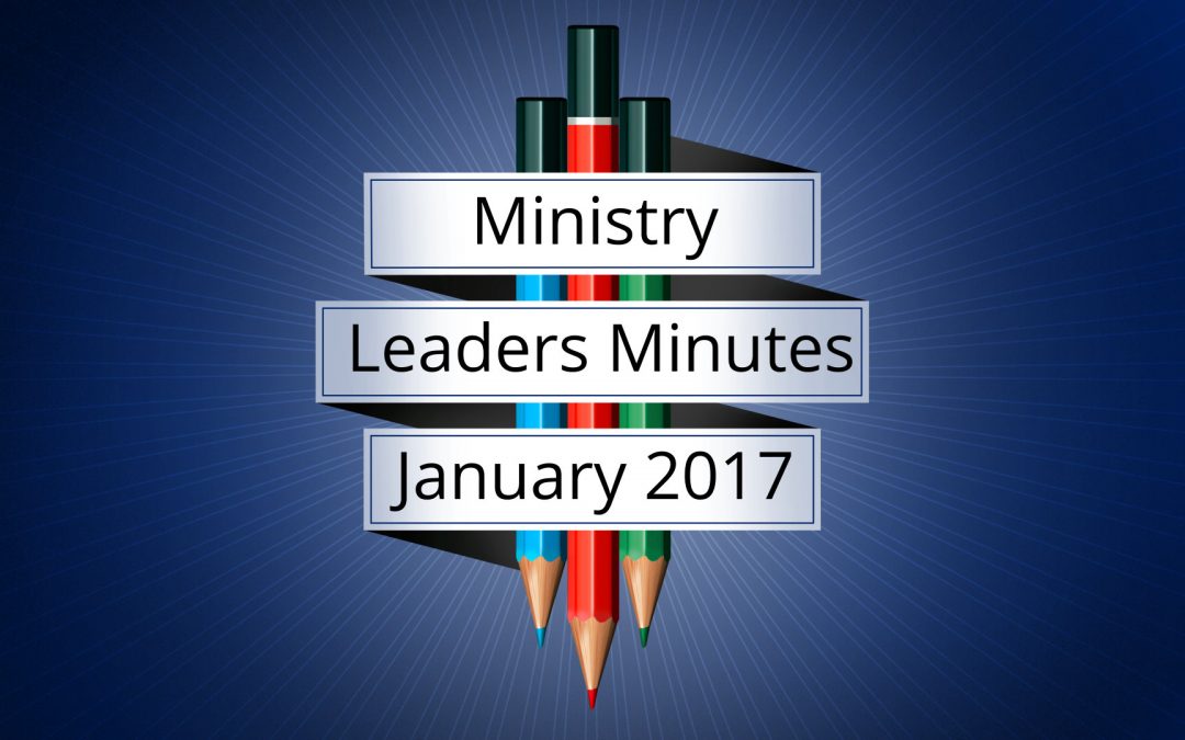 January 2017 Meeting Minutes