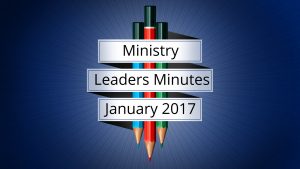 January 2017 Meeting Minutes