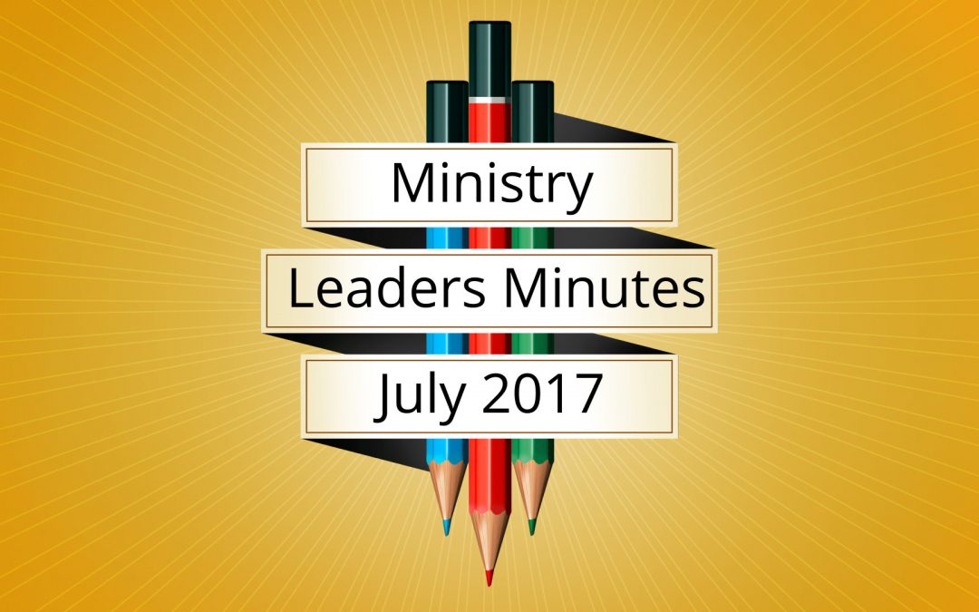 July 2017 Meeting Minutes