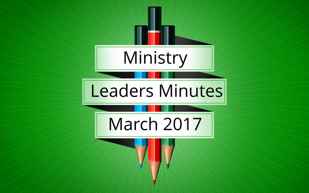 March 2017 Meeting Minutes