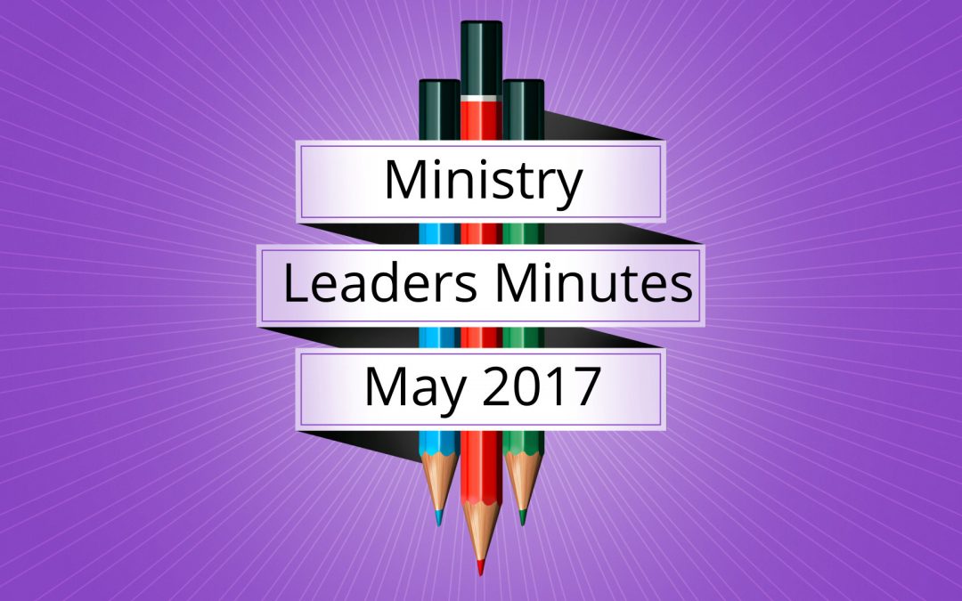 May 2017 Meeting Minutes