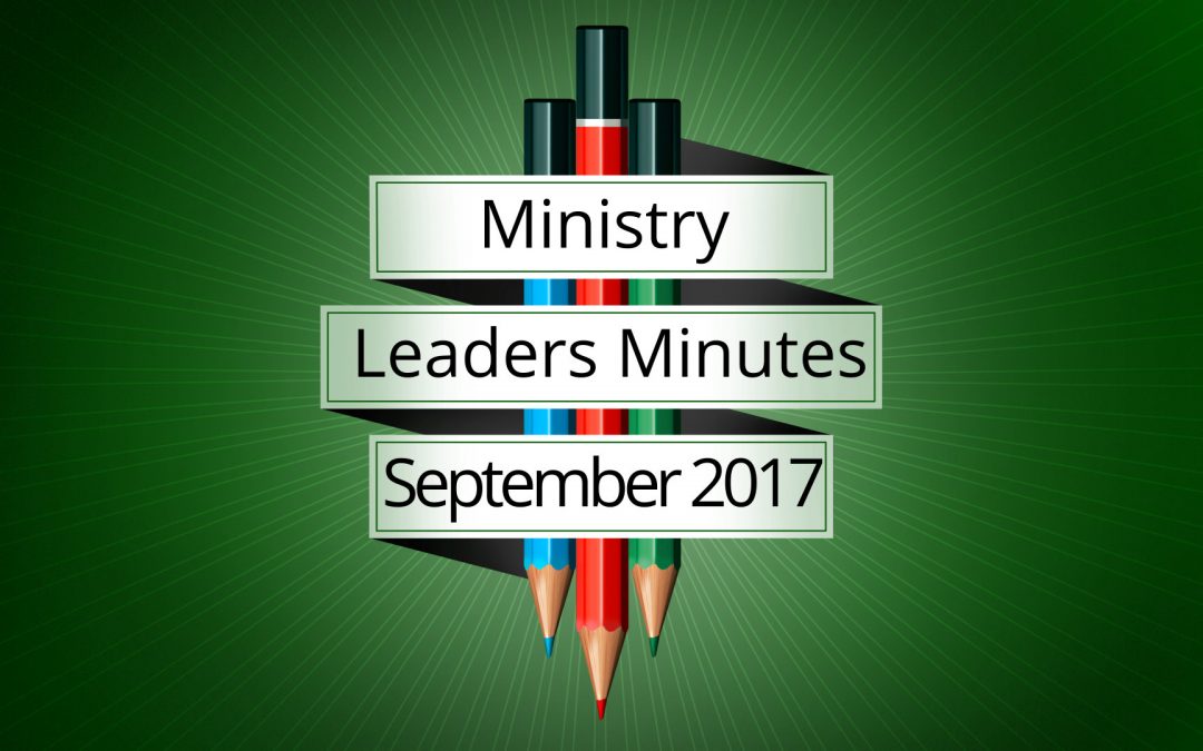 September 2017 Meeting Minutes