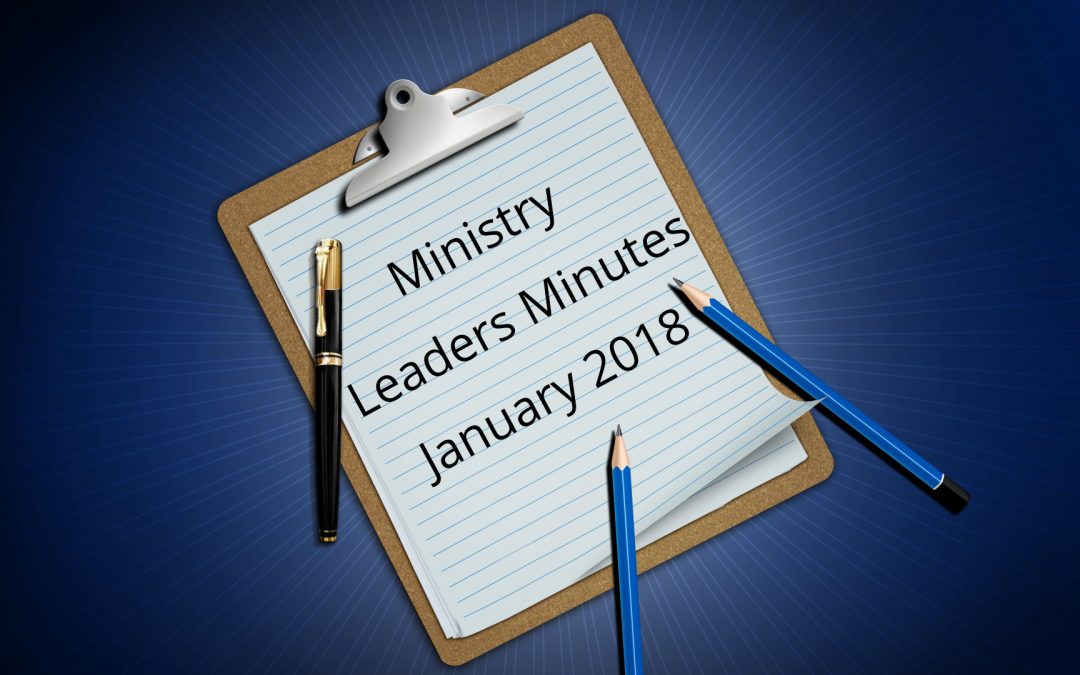 January 2018 Minutes