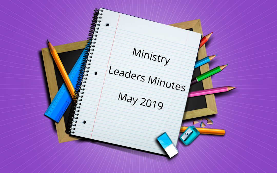 May 2019 Meeting Minutes